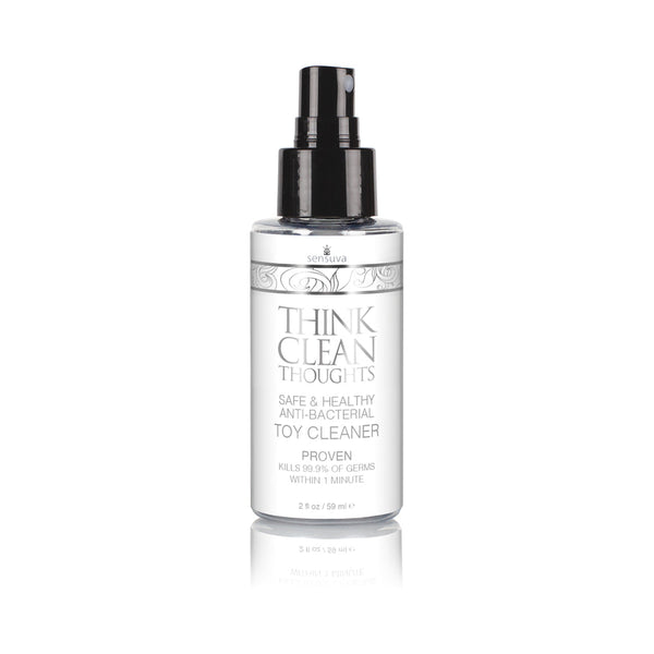 Sensuva Think Clean Thoughts Anti-Bacterial Toy Cleaner 2 oz.