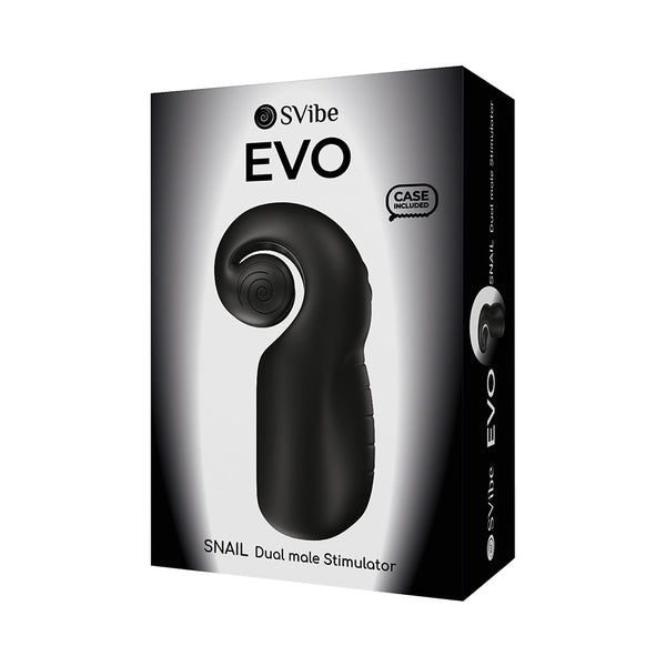 Snail Vibe SVibe Evo Rechargeable Masturbator Black