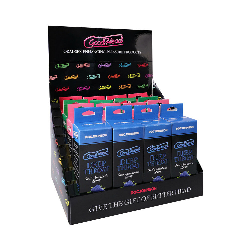 GoodHead Deep Throat Spray Display 1