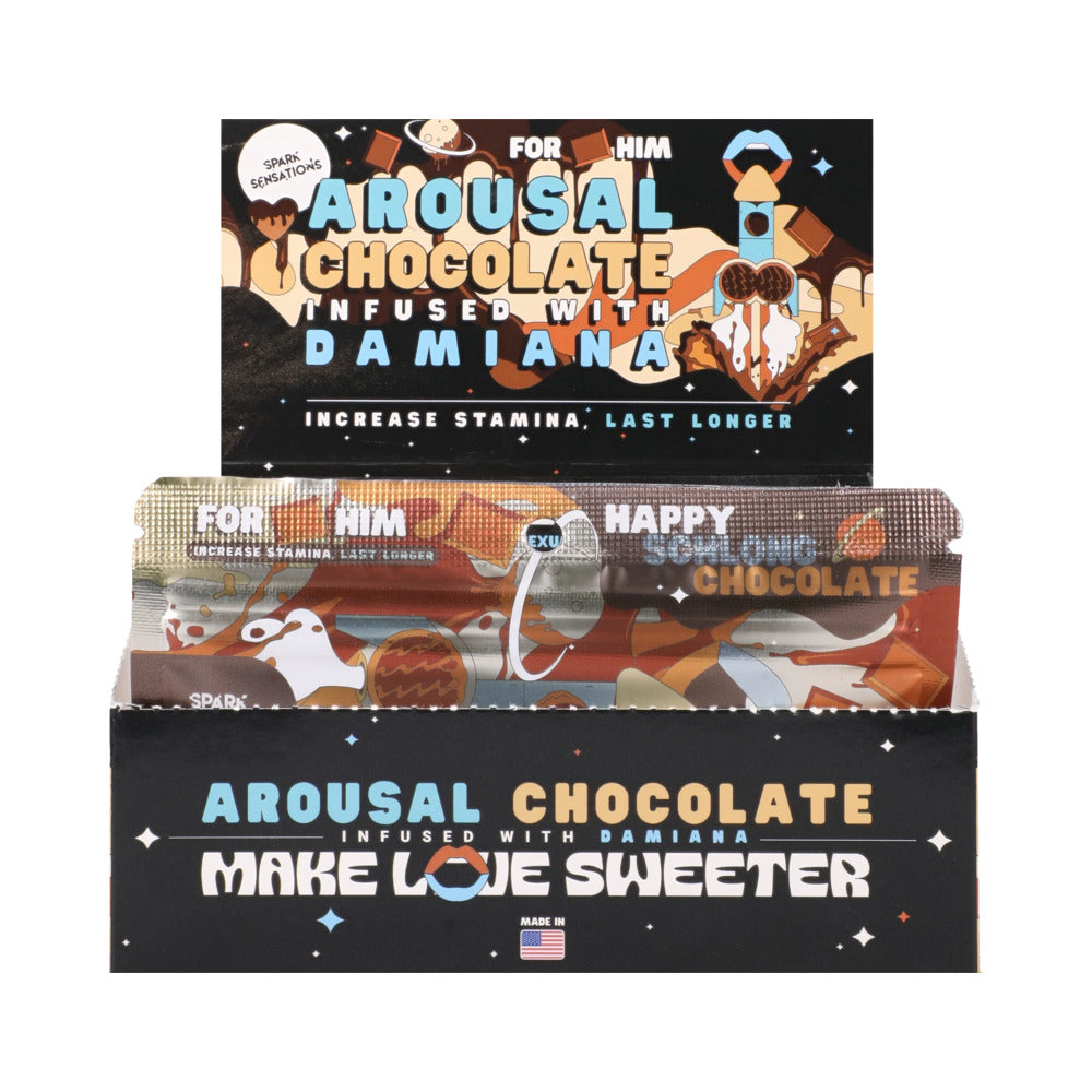 Happy Chocha His Chocolate 12 Pack Display (15g per pack - 2 servings)