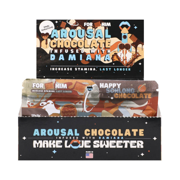 Happy Chocha His Chocolate 12 Pack Display (15g per pack - 2 servings)