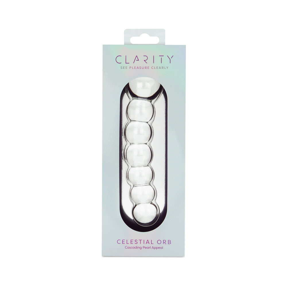 Clarity Celestial Orb Glass Dildo