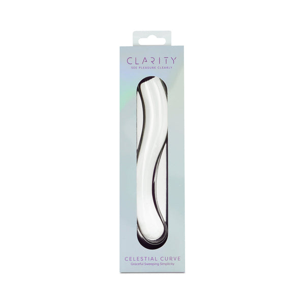 Clarity Celestial Curve Glass Dildo