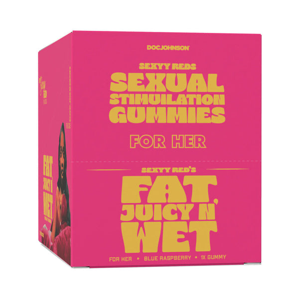 Sexyy Red Hers Sexual Stimulation Gummies 12-Pack Display Blue Raspberry